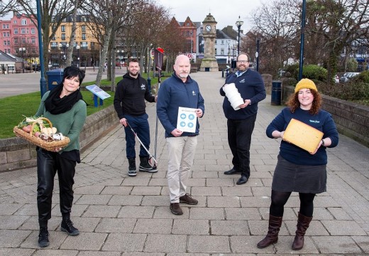Some of the network members representing participating local businesses including Strangford Lough Activity Centre, The Walled Garden at Helen’s Bay; The Salty Dog; Indie Fude and Castle Espie Wetland Centre. Some of the network members representing participating local businesses including Strangford Lough Activity Centre, The Walled Garden at Helen’s Bay; The Salty Dog; Indie Fude and Castle Espie Wetland Centre.